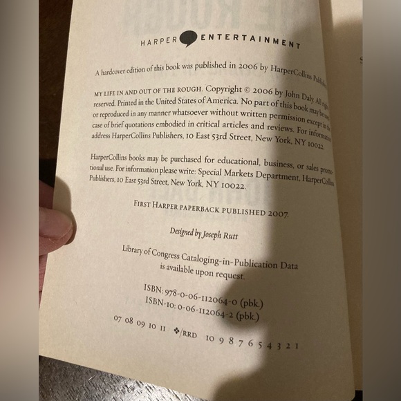 My life in and out of the rough John Daly with Glenn Waggoner softback book - Picture 8 of 13